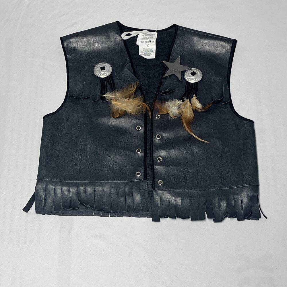 Children’s Vintage Western Sheriff Vest Size 4-6 - Pre-Owned Excellent Condition